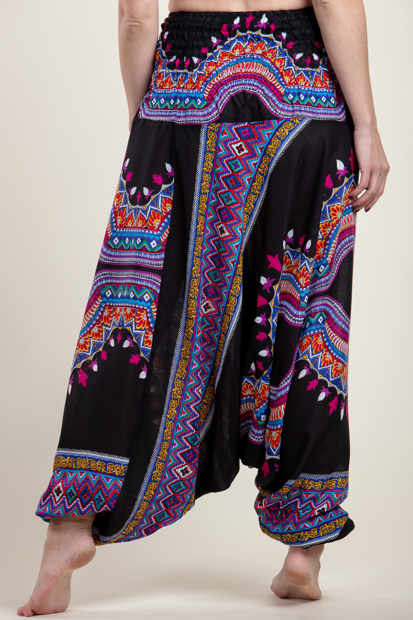 Dashiki Black Artisan Jumpsuit Haaremihousut