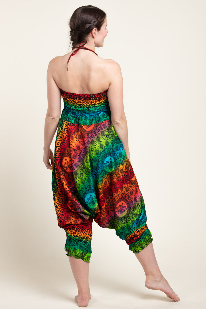 Rainbow Elephant Artisan Jumpsuit Haaremihousut