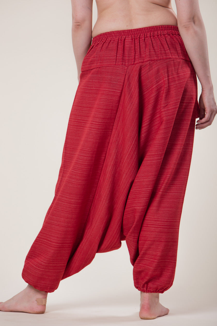 Pinstripe Red Hill Tribe Artisan Low Cut Haaremihousut