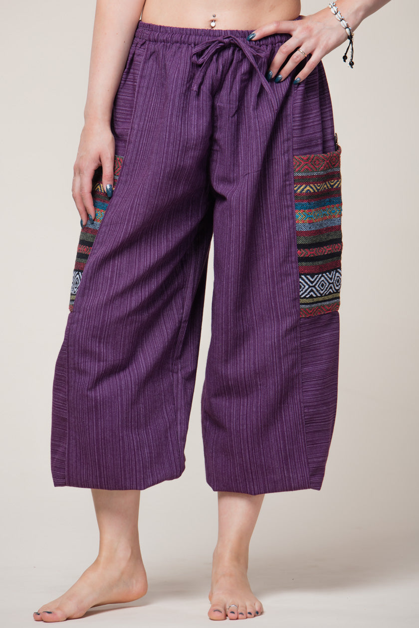 Hill Tribe Unisex Violet Artisan Haaremihousut