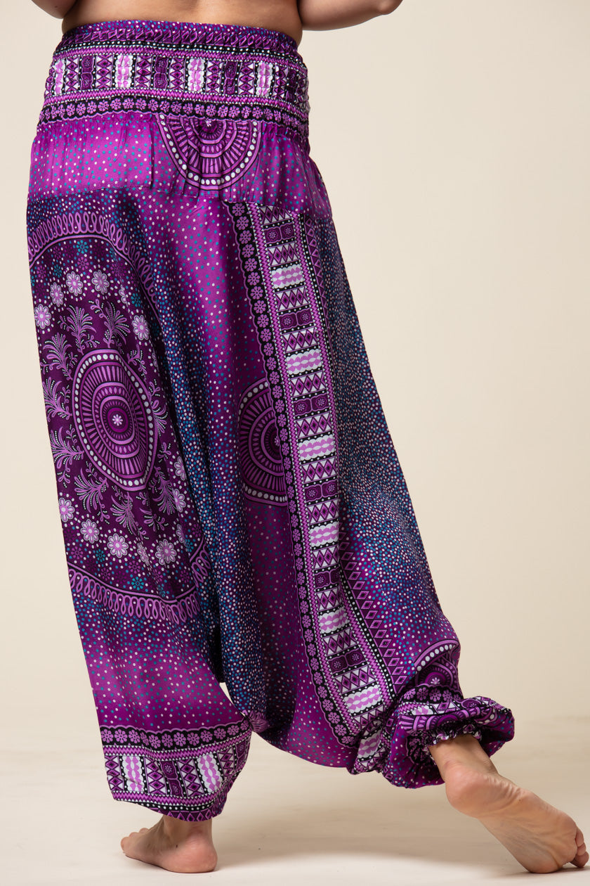 Chakra Purple Artisan Jumpsuit Haaremihousut