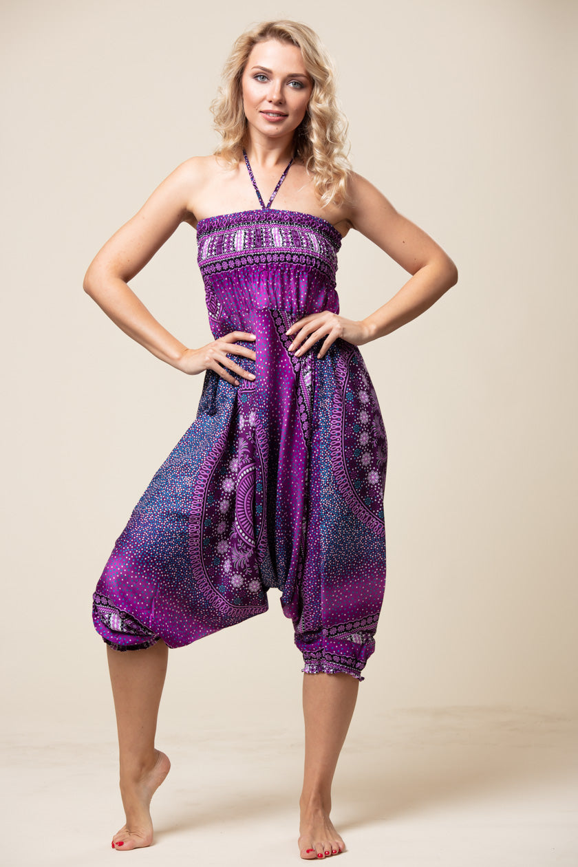 Violetit jumpsuit haaremihousut